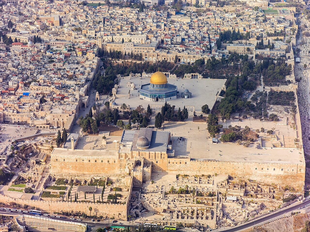 Al-Haram al-Sharif / Temple Mount in Jerusalem