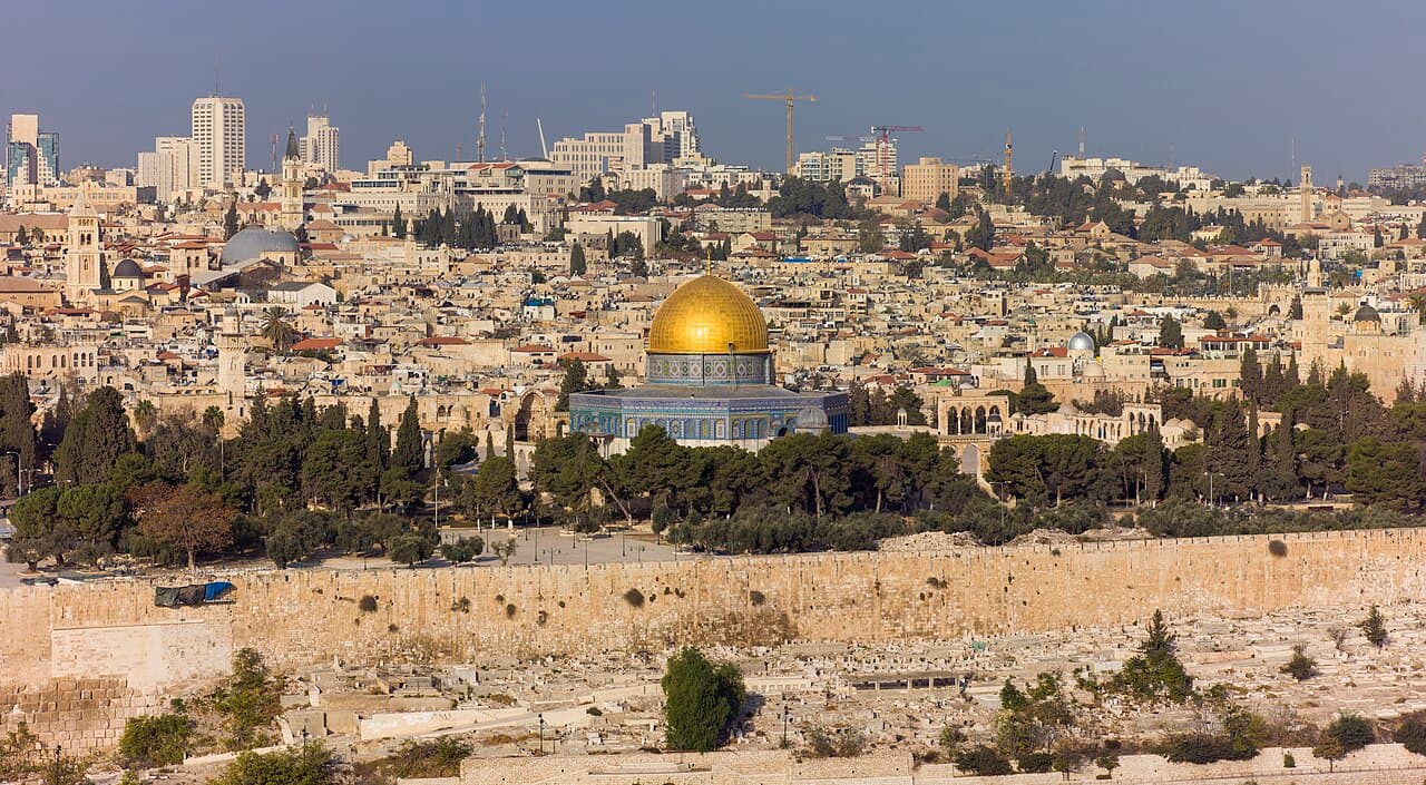 Mount of Olives in Jerusalem